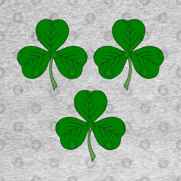 Three Shamrocks by AzureLionProductions